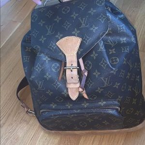 Louis Vuitton Montsouris GM Backpack Vintage